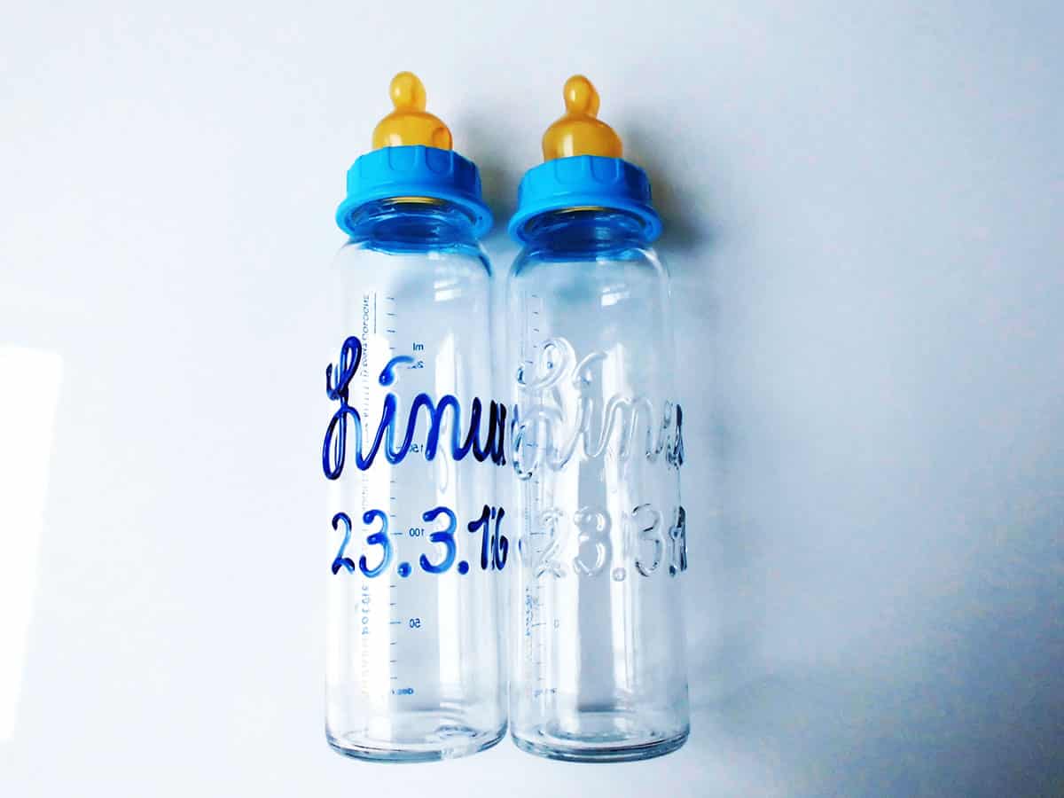 Personalisierte Babyflaschen im Vergleich