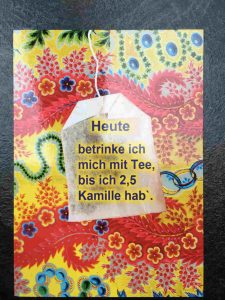 Geschenkideen für Schwangere: Glückwunsch-Karte 2,5 Kamille